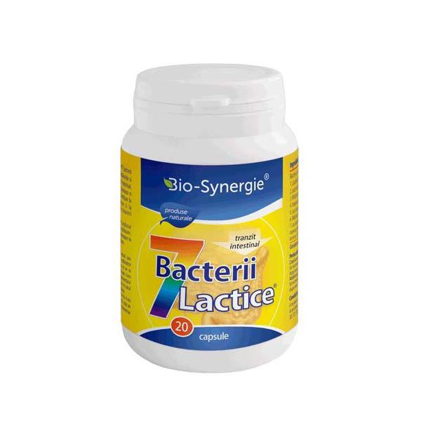 7 Bacterii Lactice 300mg Bio Synergie 20 cps  