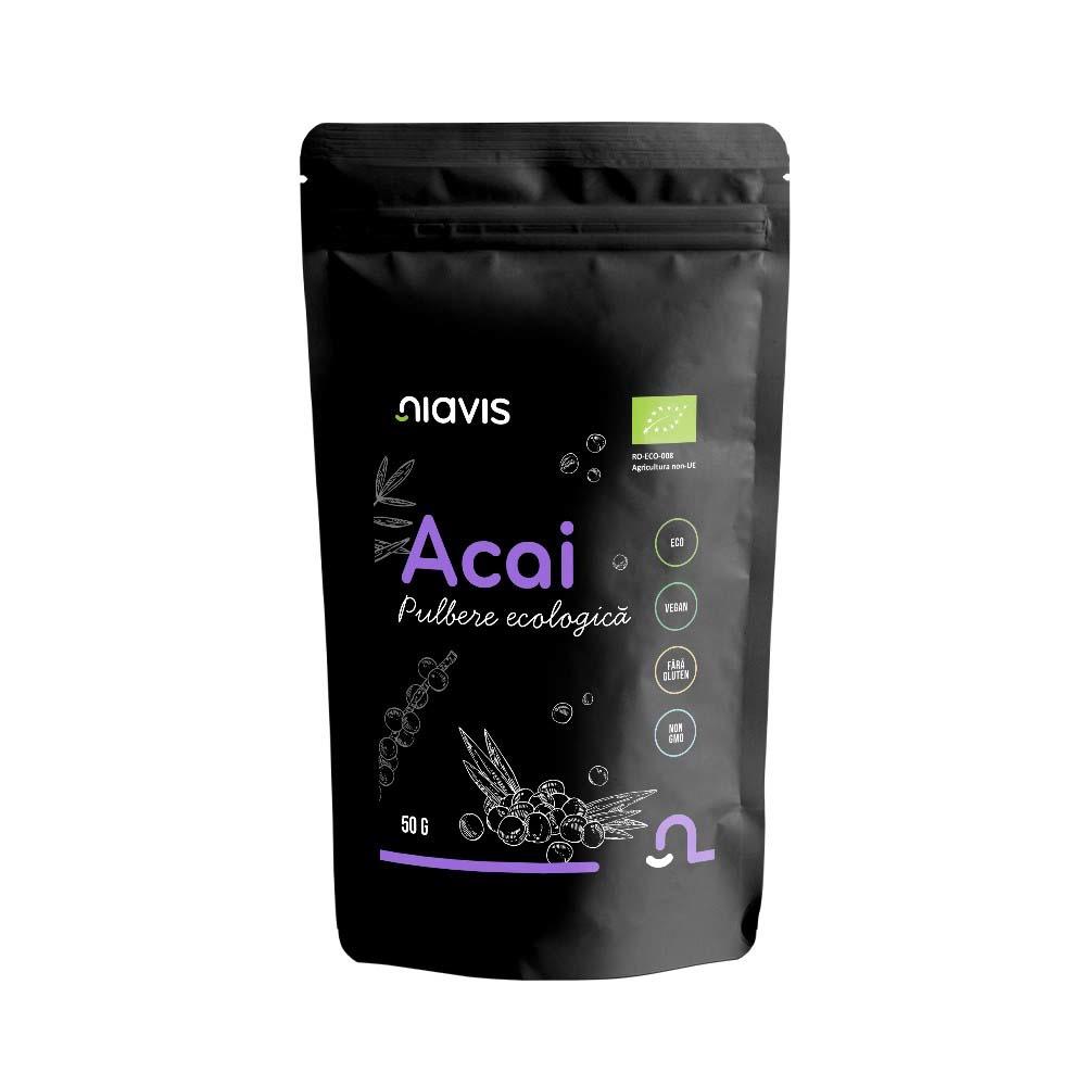 Acai Pulbere Ecologica 50 grame Niavis