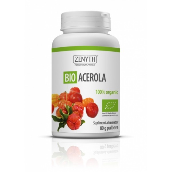 Acerola Pulbere Bio Zenyth 80gr