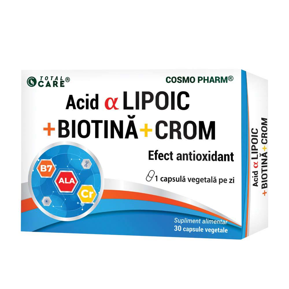 Acid Alfa Lipoic + Biotina + Crom Cosmo Pharm 30cps