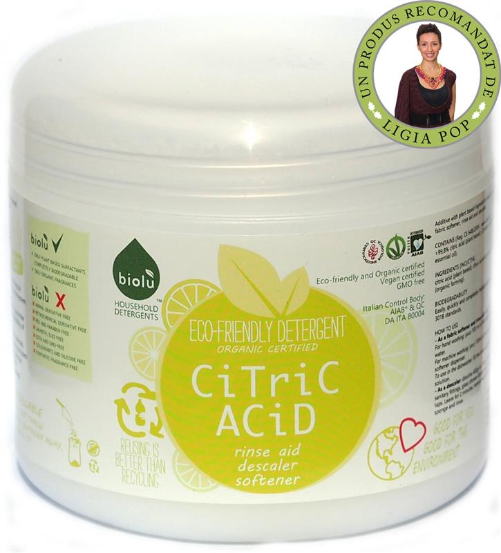 Acid Citric pentru Rufe Biolu 1kg