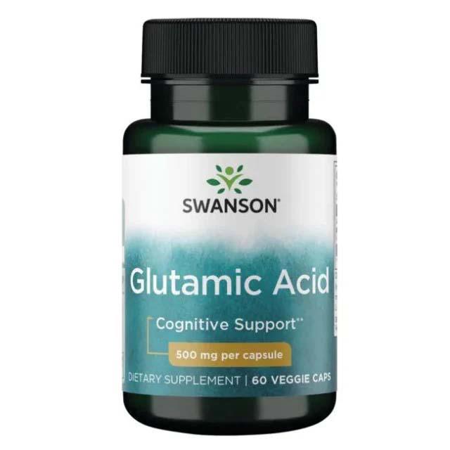 Acid L-Glutamic Neuro Learning and Memory Glutamic Acid Swanson 60cps