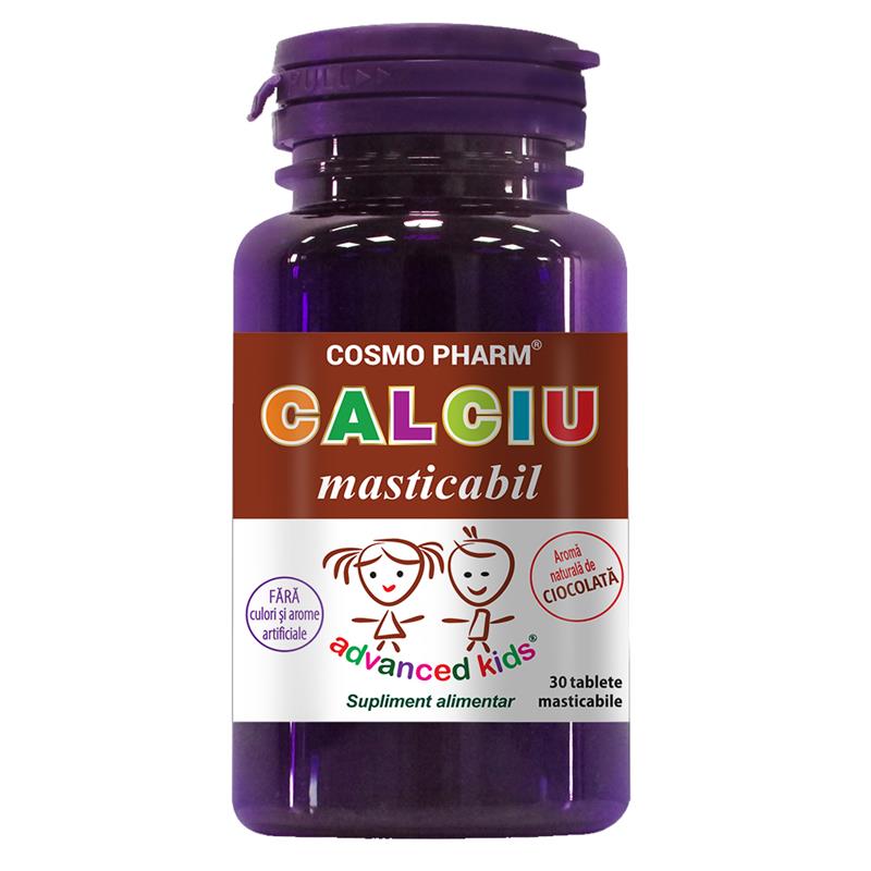 Advanced Kids Calciu Masticabil 30cps Cosmo