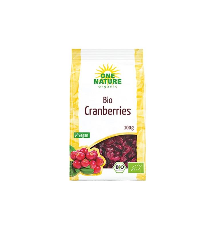 Afine Indulcite si Uscate Bio 100gr One Nature