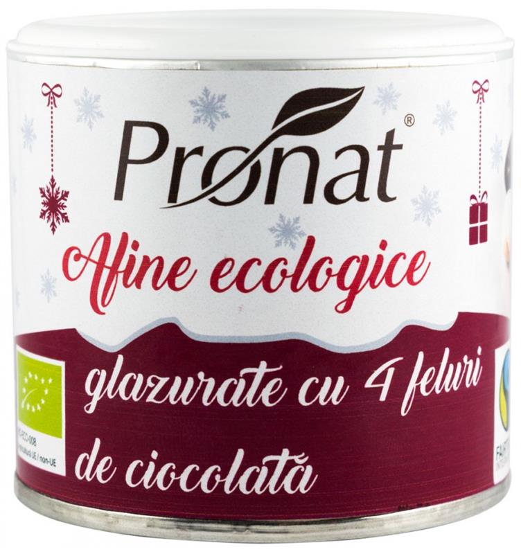Afine Rosii Bio Glazurate Pronat 130gr