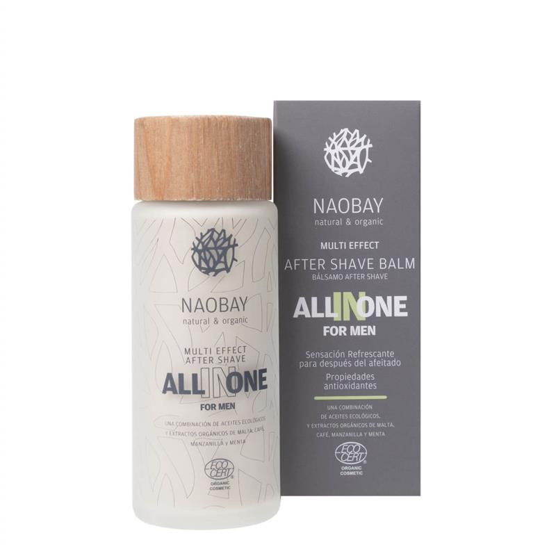 After Shave Hidratant cu Ulei de Argan, Jojoba si Dovleac All In One 100 mililitri Naobay