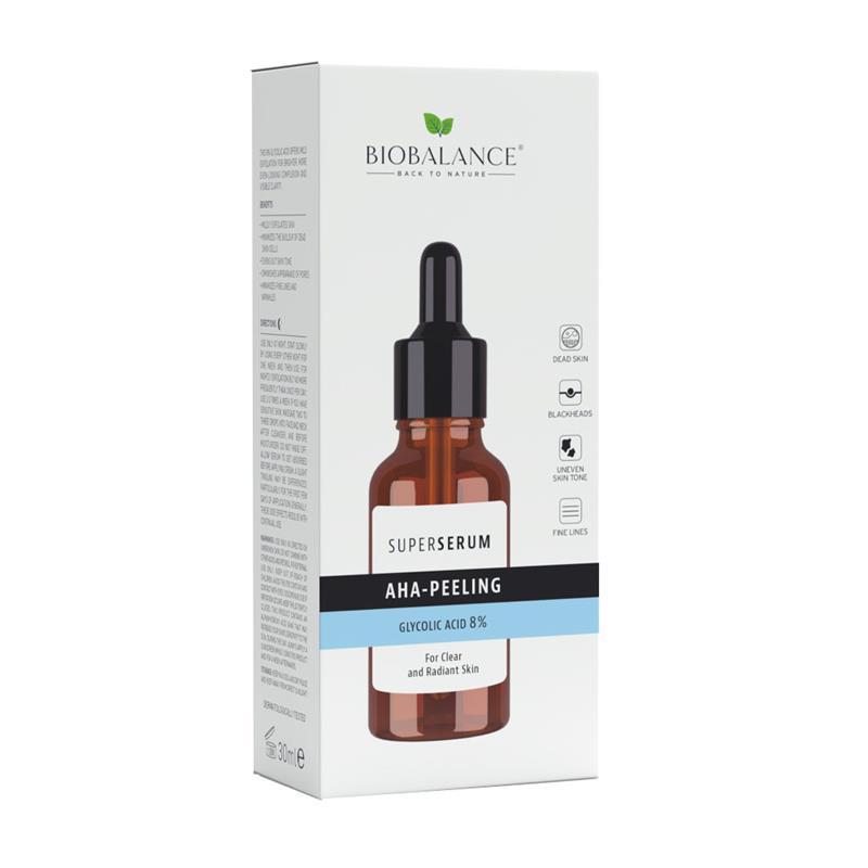 Aha-Peeling Acid Glicolic 8% Super Serum 30 mililitri BioBalance