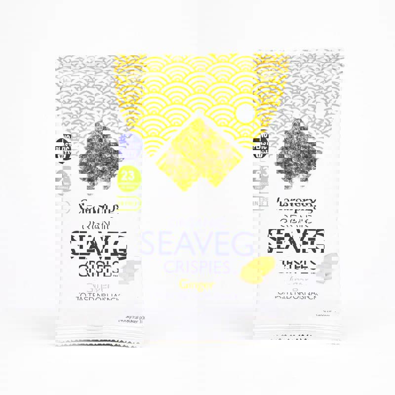 Alge Nori Snack Ghimbir Bio 4 grame Clearspring