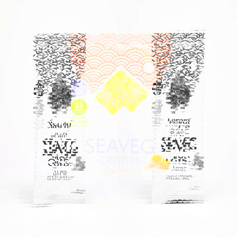 Alge Nori Snack Turmeric Bio 4 grame Clearspring