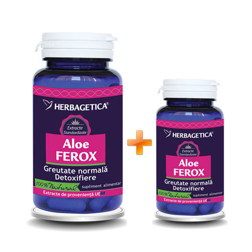 Aloe Ferox Herbagetica 60cps + 10cps