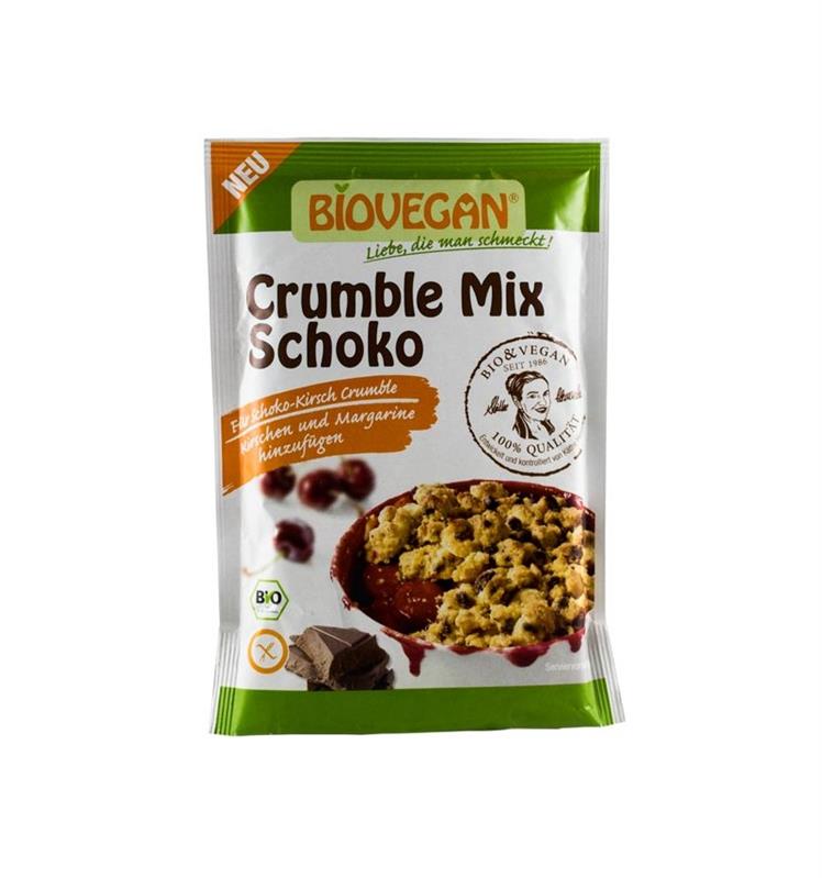 Amestec Bio de Ciocolata Maruntita Biovegan Pronat 135gr 