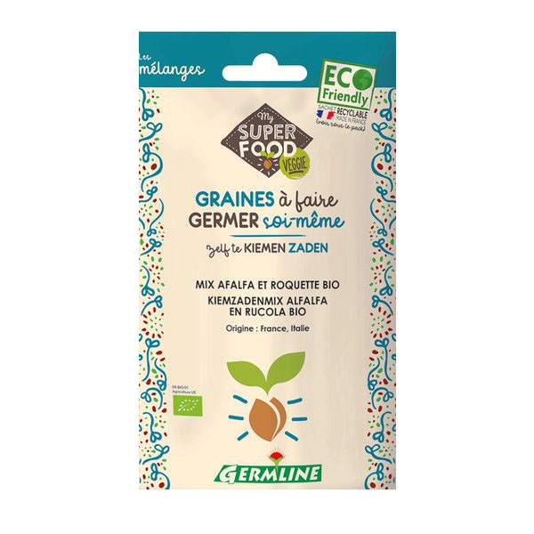 Amestec de Alfalfa si Rucola pentru Germinat Bio Germline 150gr