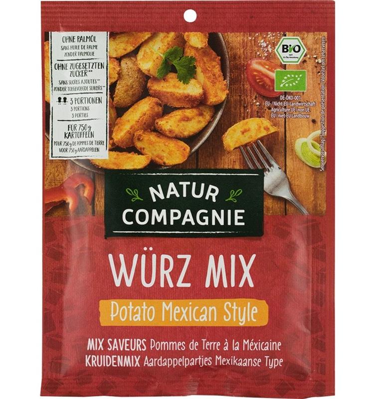 Amestec de Condimente Bio Mexicane pentru Cartofi Natur Compagnie 35gr
