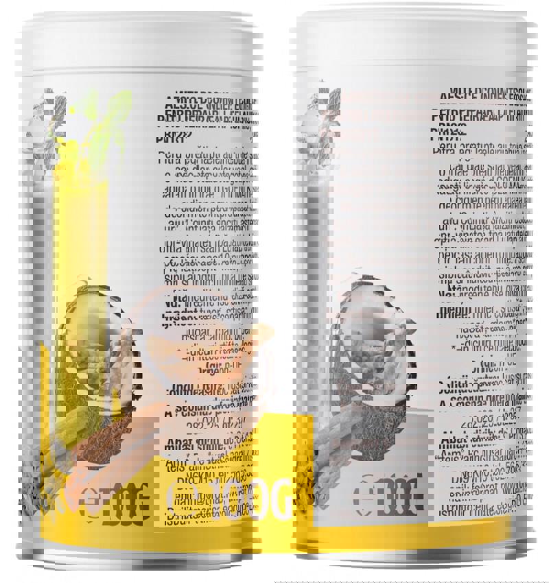 Amestec de Condimente pentru Prepararea Laptelui Auriu 90gr Pronat