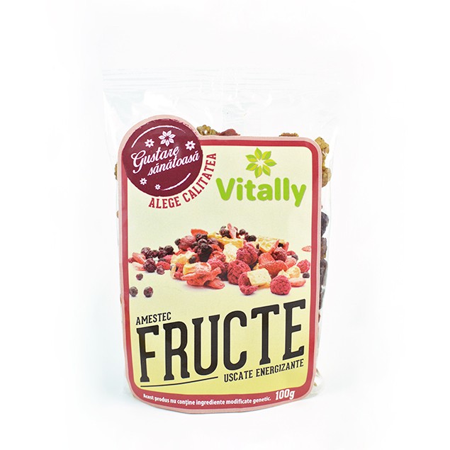 Amestec de Fructe Uscate Energizante 100gr Vitally