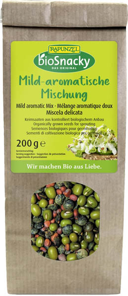 Amestec de Seminte Aromatice pentru Germinat Bio 200gr Rapunzel