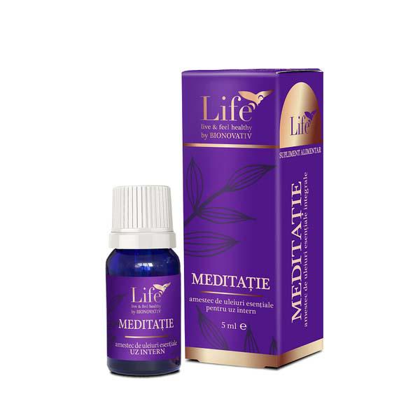 Amestec de Uleiuri Esentiale Meditatie 10 mililitri Bionovativ