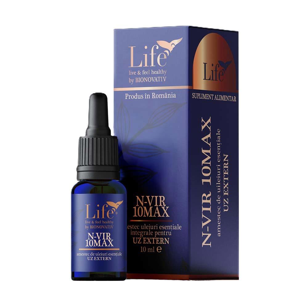 Amestec de Uleiuri Esentiale N-Vir 10 Max 10 mililitri Bionovativ