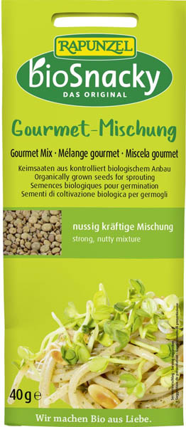 Amestec Gourmet de Seminte pentru Germinat Bio 40gr Rapunzel