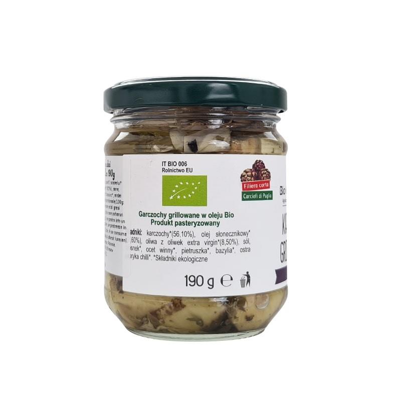 Anghinare la Gratar in Ulei Bio 190 grame Bio Organica Italia