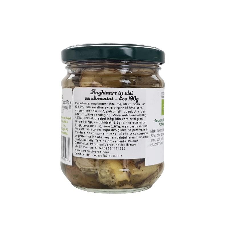 Anghinare la Gratar in Ulei Bio 190 grame Bio Organica Italia