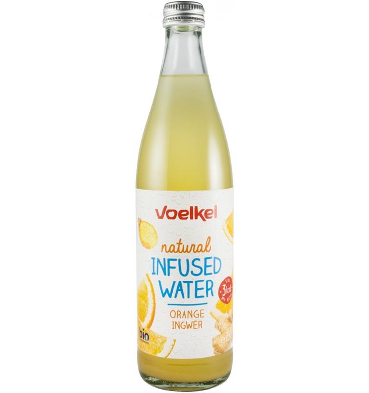 Apa Infuzata Natural cu Suc de Portocale si Suc de Ghimbir Bio 500 mililitri Voelkel