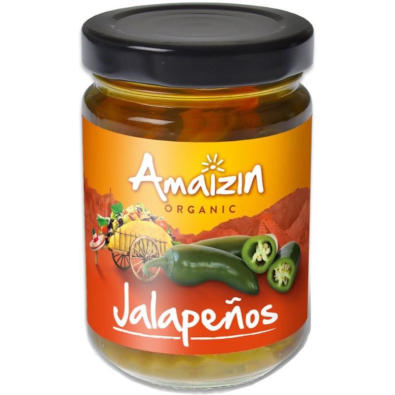 Ardei Iuti Jalapenos Bio 150 grame Amaizin