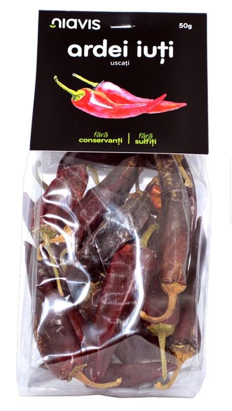 Ardei Iuti Uscati 50gr Niavis