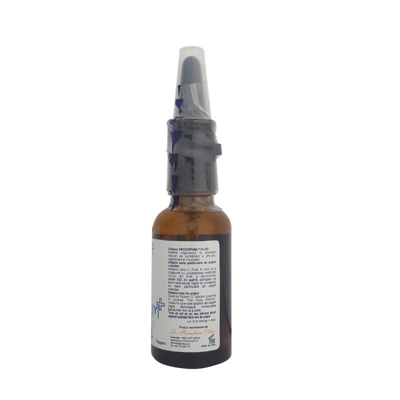 Argint Coloidal Ionic Pure Life Argentum+ 10ppm 30ml Agnes Itara