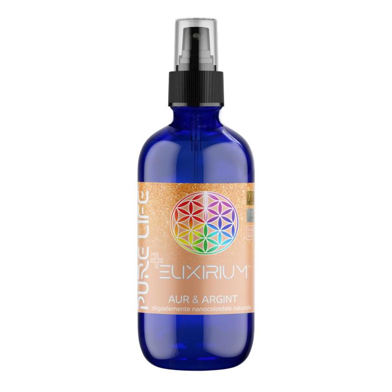 Argint Coloidal Ionic Pure Life cu Aur Elixirium 35ppm 120ml Agnes Itara