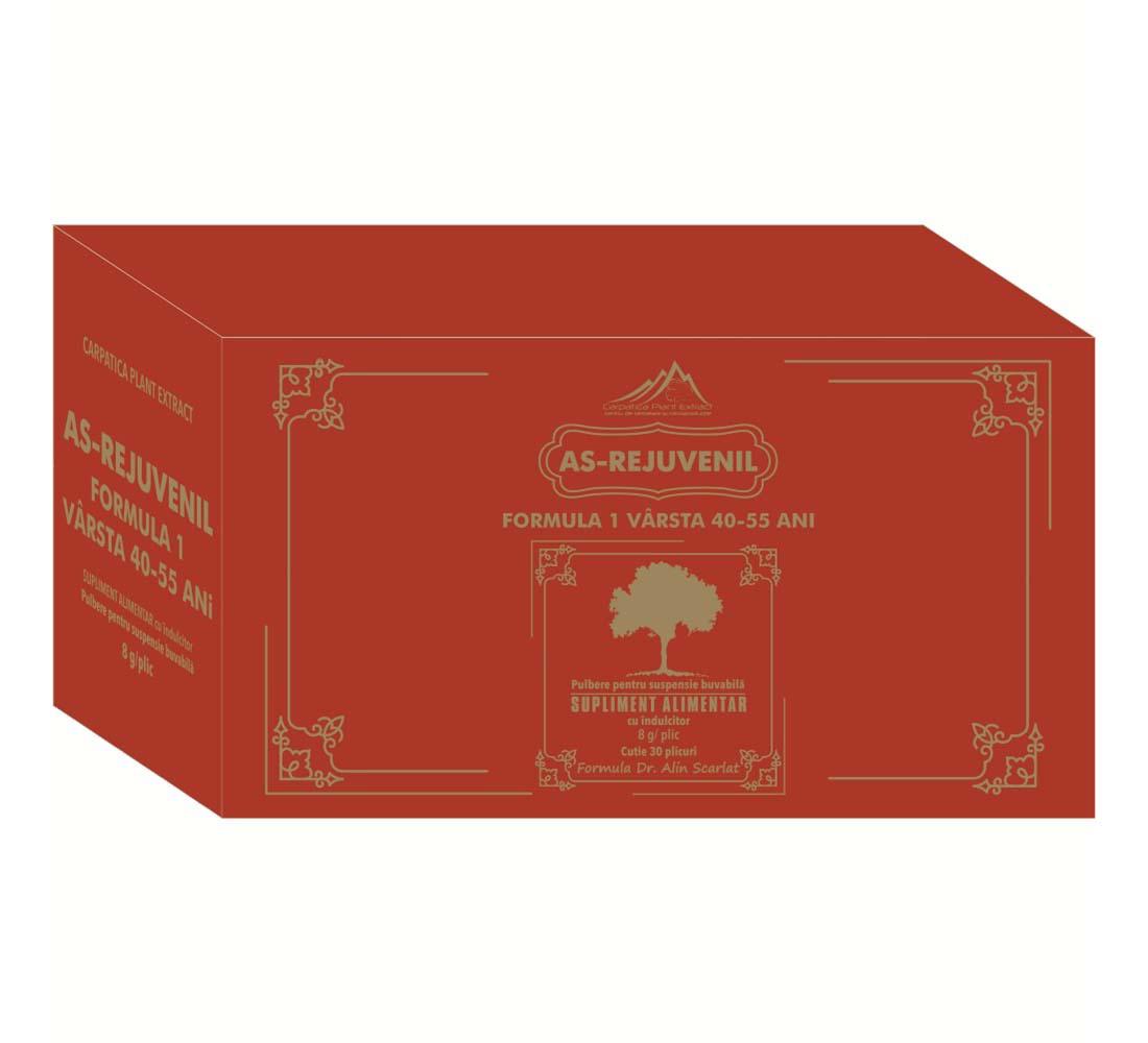 As-Rejuvenil Formula 1 30 plicuri Carpatica Plant Extract
