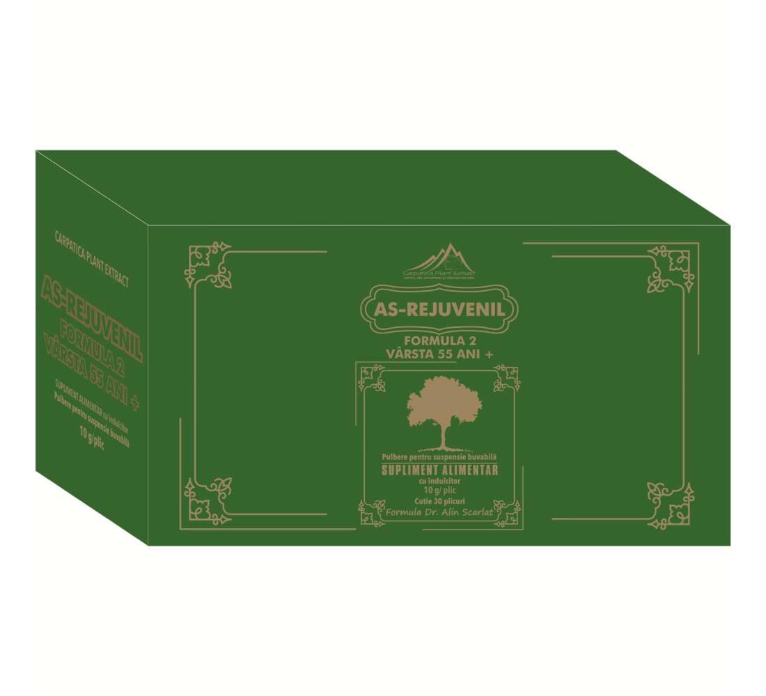 As-Rejuvenil Formula 2 30 plicuri Carpatica Plant Extract