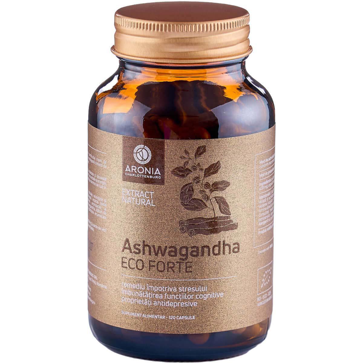 Ashwagandha Eco Forte 120 capsule Aronia Charlottenburg