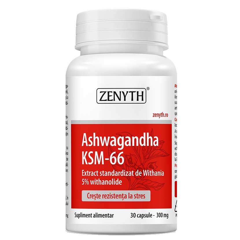Ashwagandha KSM-66 300 miligrame 30 capsule Zenyth