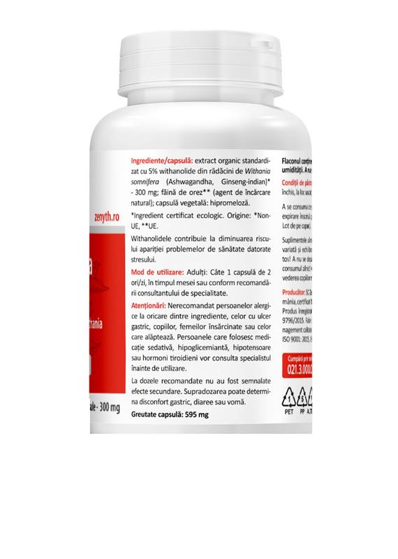 Ashwagandha KSM-66 300mg 60cps Zenyth