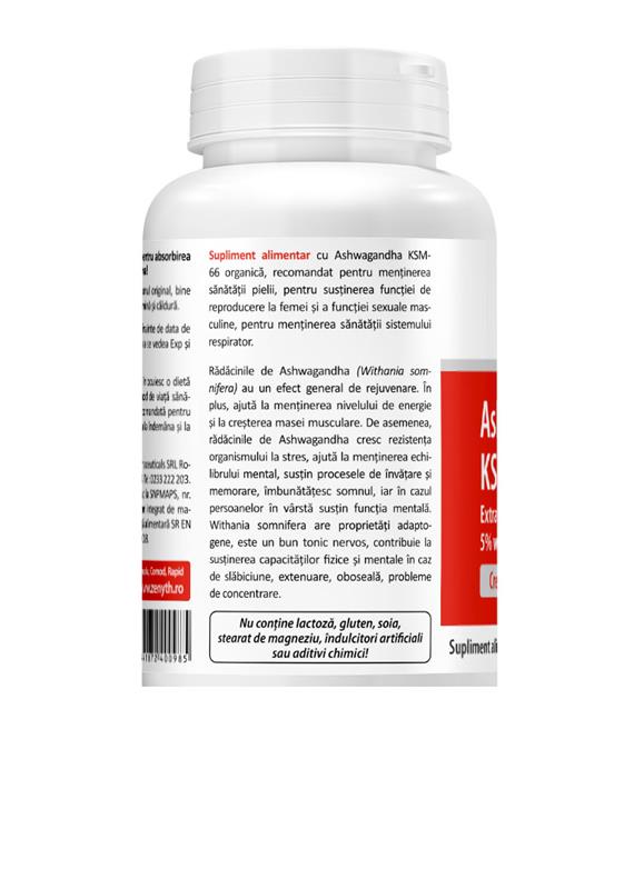 Ashwagandha KSM-66 300mg 60cps Zenyth