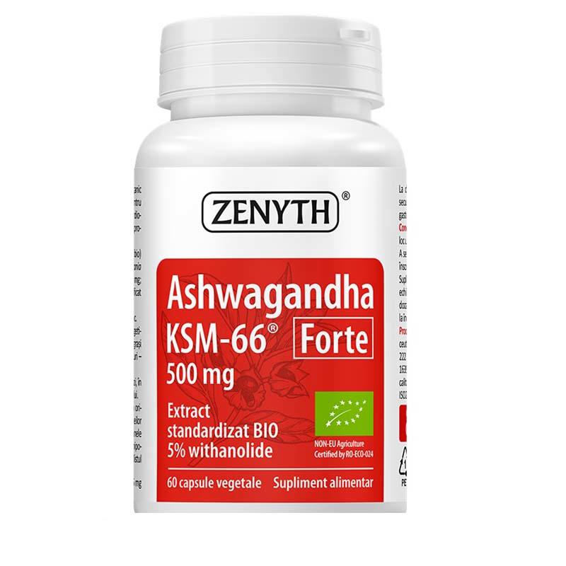 Ashwaghandha KSM-66 Forte 60 capsule Zenyth