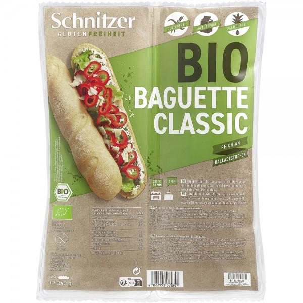 Bagheta Clasica Fara Gluten Bio 2 bucati Schnitzer