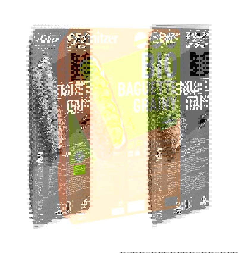 Baghete Fara Gluten cu Seminte Eco 320 grame Schnitzer