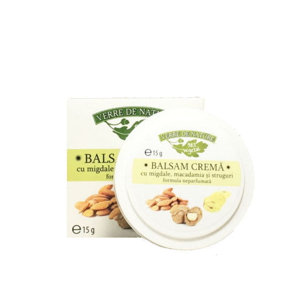 Balsam Crema cu Migdale Dulci, Macadamia si Struguri 15 grame Manicos