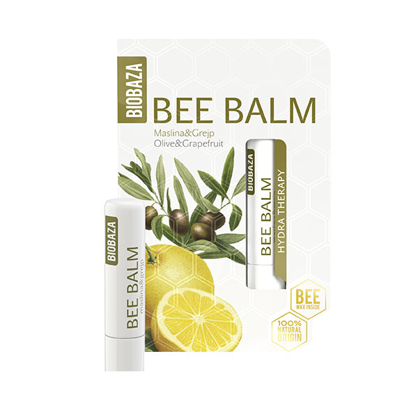 Balsam de Buze Natural cu Ulei de Masline si Grapefruit 4.5 grame Biobaza