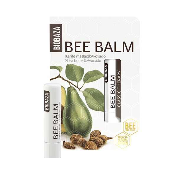 Balsam de Buze Natural cu Unt de Shea si Avocado 4.5 grame Biobaza