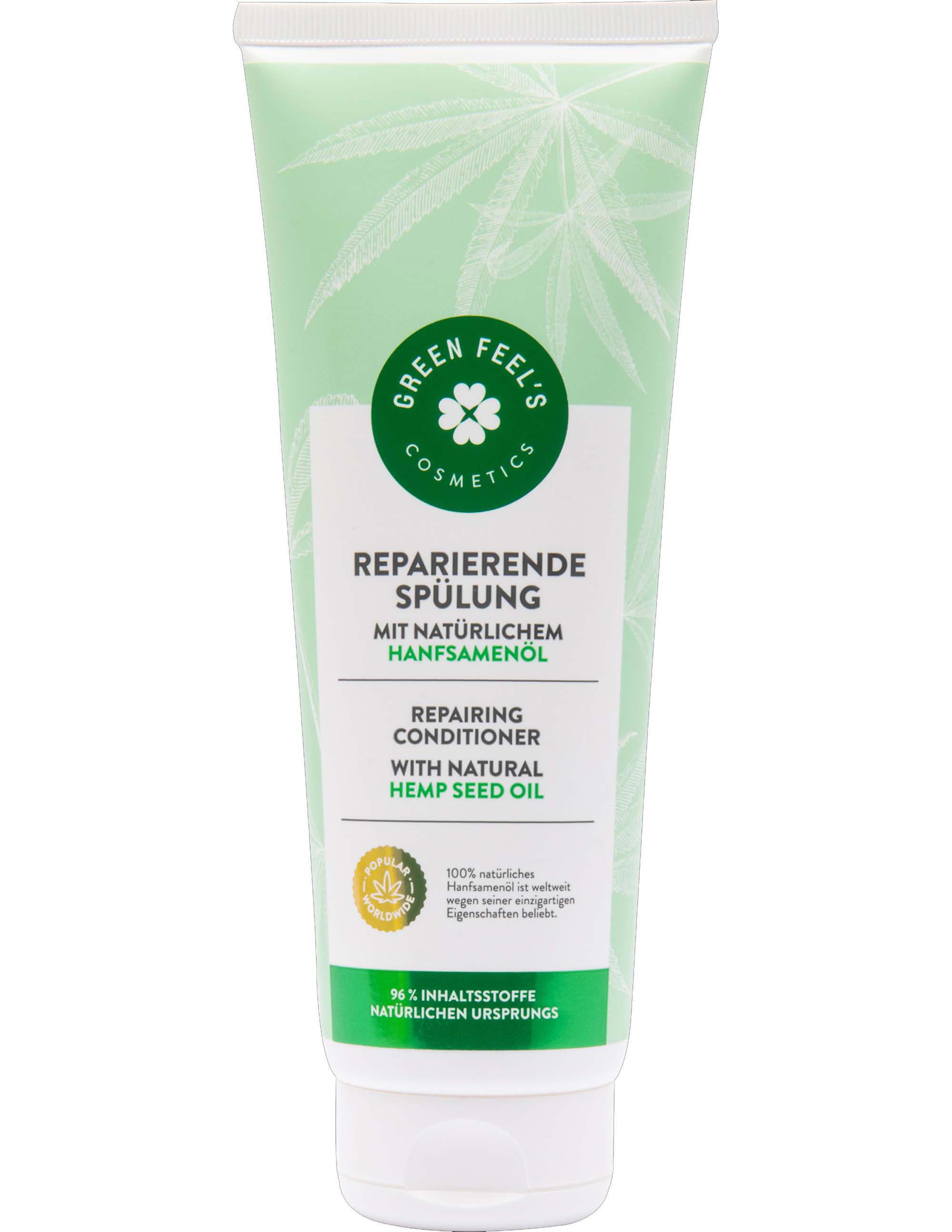 Balsam Masca Reparatoare pentru Par cu Ulei de Canepa 250 mililitri Green Feel's