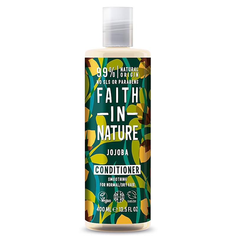 Balsam Natural Calmant cu Jojoba pentru Par Normal si Deteriorat 400 mililitri Faith In Nature