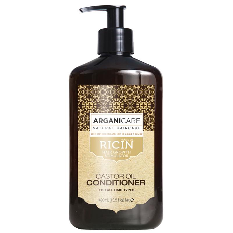 Balsam Regenerant Ultra Hranitor cu Ulei de Ricin pentru Toate Tipurile de Par 400 mililitri Arganicare