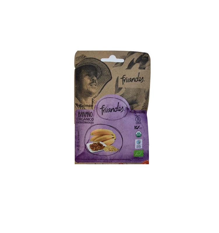 Banane Baby Deshidratate Bio 30 grame Fruandes