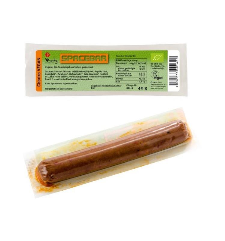 Baton Bio Vegan din Seitan Chorizo Wheaty 40gr