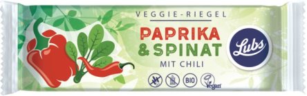 Baton cu Ardei, Spanac si Chilli Fara Gluten Bio 30gr Lubs