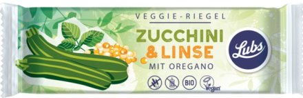 Baton cu Zucchini, Linte si Oregano Bio 30gr Lubs