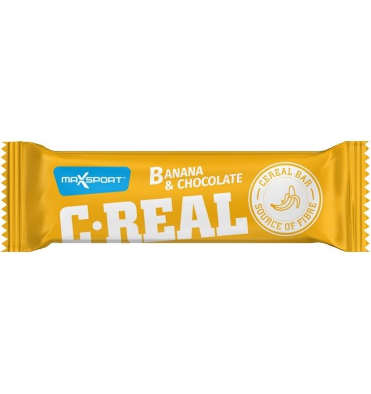 Baton de Cereale cu Banane si Ciocolata 40 grame Max Sport